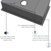 Fregaderos de cocina hechos a mano de acero inoxidable SUS304 de Undermount de un solo cuenco de 30 pulgadas